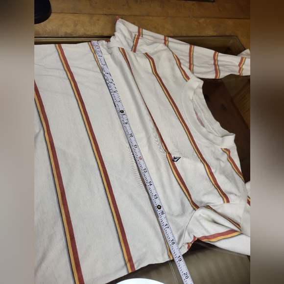 Volcom Striped Long Sleeved Cropped Top - Picture 6 of 6